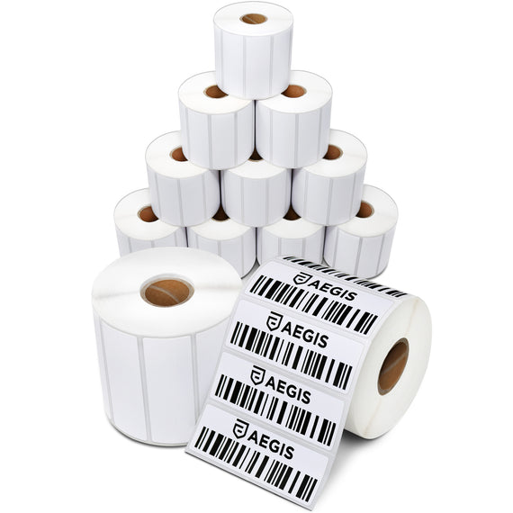 Buy Zebra Direct Thermal Labels 3x2core in Yellow Color