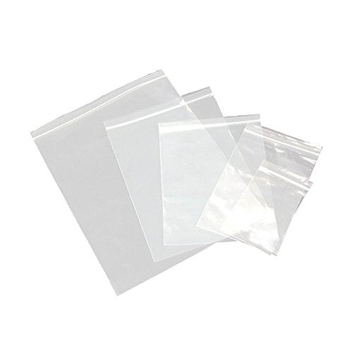 Big Zip Lock Bags Clear 2 Mil 100 Each Large Size 10x12 & 