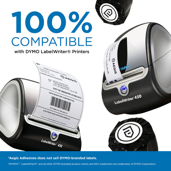 Dasher Products Address Labels Compatible with Dymo 30252 1-1/8
